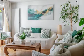 Appartement entièrement équipé avec internet haut débit et jardin | Vue jardin | Avec animaux autorisés - Image 2