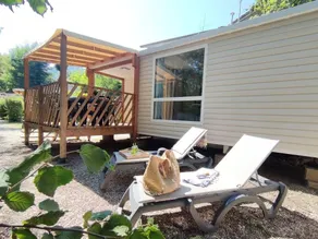 Mobile home with terrace & heated pool - Image 4