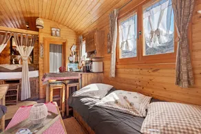 Chalet avec terrasse, barbecue et jardin | Vue jardin - Image 2