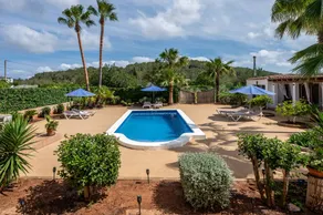 Finca avec piscine privée, terrasse et jardin | Vue jardin - Image 4