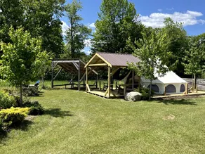 Charming Bell Tent Fantastic for a Cozy Glamping Experience in Turner, Maine - Image 4