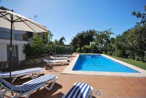 Child-friendly villa with private pool, terrace & BBQ | Pool view - Image 2