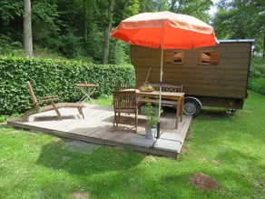 Pleasant mobile home with pool, terrace & barbeque | Garden view - Image 5
