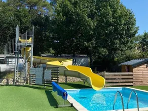 Tienda de campaña con terraza y piscina climatizada - Image 3