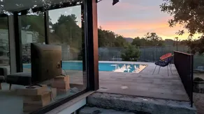 Maison de vacances avec terrasse, internet haut débit et piscine | Vue jardin | Avec animaux autorisés - Image 3