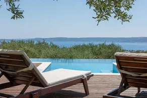 Villa with BBQ, garden & terrace | Pool view - Image 3