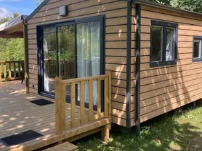 Mobile home with terrace & heated pool | Nature view - Image 4