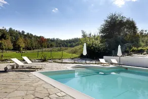 Appartamento totalmente attrezzato con piscina, giardino e griglia | Vista sul giardino - Image 2