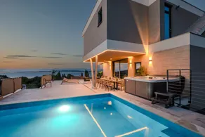 Family-friendly big villa with sauna, barbeque & terrace | Pool view - Image 4