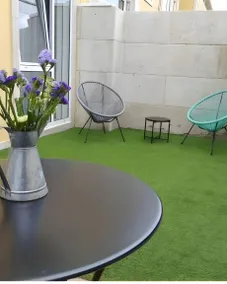 Family-oriented flat with terrace, pool & garden | Garden view | Perfect for remote work - Image 2