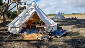 Experience Glamping Magic: Bell Tents for Couples and Families near Melbourne - Image 2