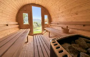 Villa mit Pool, Wellnessbereich im Grünen und Sternenhimmelkuppel - Image 4