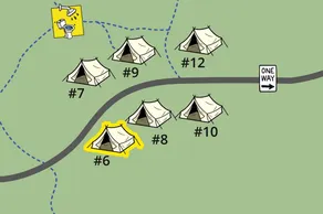 Spacious Deluxe Safari Tent with Large Outdoor Area in Hobe Sound, Florida - Image 3
