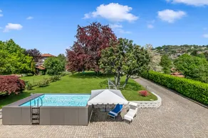Villa avec barbecue, jardin et piscine privée | Vue montagne - Image 4