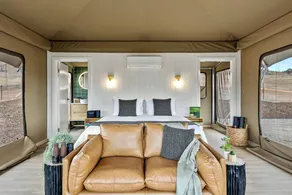 Luxury Glamping Tent with Riverside Farm Views Retreat in Berremangra, Australia - Image 4