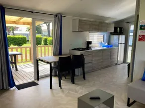 Mobile home with sauna, terrace & hot tub - Image 3