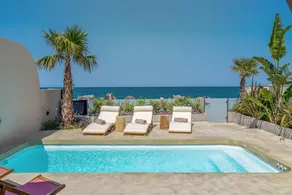 Stunning Seafront Crete Villa Villa Evander Private Heated Pool - Image 3