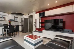 Appartement avec internet haut débit et jacuzzi | Vue montagne - Image 5