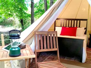 Riverside Bell Tents near Delaware Water Gap for Getaways in Pennsylvania - Image 2