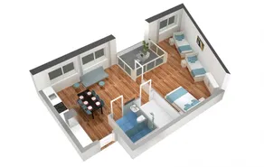 Apartment with 1 room for 5 persons - Image 5