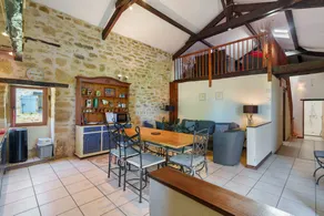 Charmant cottage convivial et familial avec barbecue, piscine et terrasse | Vue jardin - Image 5