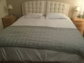 Schlafzimmer mit Super-Kingsize-Bett und Panoramaaussicht (Schlafzimmer mit Super-Kingsize-Bett) - Image 2