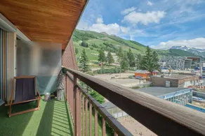 Studio "2 Alpes" with Mountain View, Private Terrace, and Balcony - Image 2