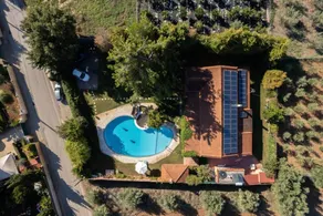 Family-friendly apartment with terrace, private pool & barbeque | Pool view | Suitable for remote work - Image 2