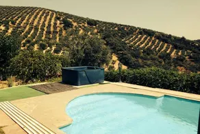 Fully equipped villa with garden, heated pool & terrace | Pool view - Image 3