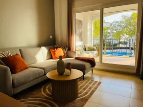 Family-oriented flat with garden, pool & terrace | Golf view - Image 2