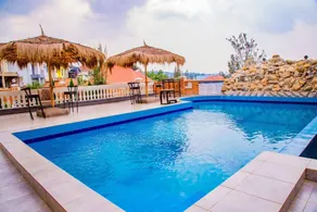 Family-friendly dedicated room with terrace & pool | Pool view - Image 2