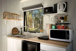 Tranquil Tiny House Cabin with Firepit and Outdoor Living Space in New South Wales, Australia - Image 4