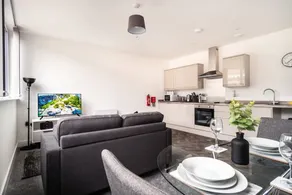 Central Wrexham 1BR Apt, Walk to Station & Town - Image 4