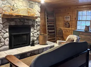 Private Riverfront Cabin with Waterfalls on the St. Regis River, New York - Image 2