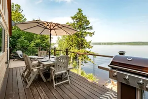 Lakefront Cabin Beautifully Design with Deck in Maine - Image 5