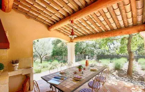 Ferienhaus mit Terrasse, Garten und Grill | Poolblick - Image 5