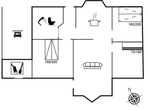 Holiday home with terrace & barbecue - Image 3