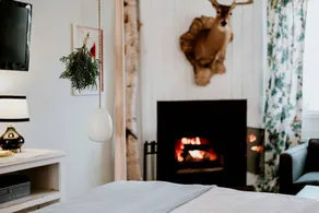 Charming Suite Rental with Wood-Burning Fireplace on Lake Bernard, Ontario - Image 2