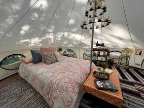 Beautiful Bell Tent Rental near Kansas City for Glamping in Missouri - Image 3