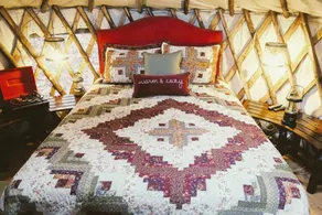 Modern Waterfront Yurt for a Romantic Getaway with a Hot Tub in the Monadnock Region, New Hampshire - Image 3