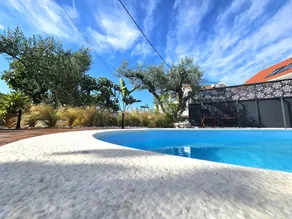 Pool house with exotic garden - Image 5