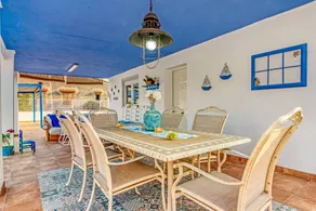 Child-friendly lovely villa with private pool, terrace & garden | Garden view | Next to the beach | Pets are welcome - Image 2