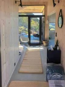 Architect drawn cabin between sea and mountain - Image 5