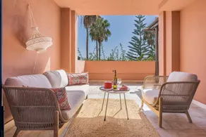 Fully equipped lovely flat with garden, pool & terrace | Beach view | Beach nearby | Dogs allowed - Image 4
