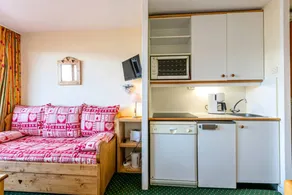La Plagne : Appartement 2 pièces pour 5, balcon, proche pistes - Image 3