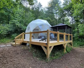 Geodome on Creek, Great Getaway, WIFI & Hot Shower near Boone, NC - Image 3