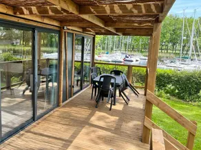 Chalet with heated pool & terrace | River view - Image 5