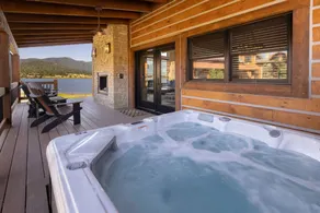 Merveilleuse cabane conviviale et familiale avec jacuzzi, terrasse et barbecue | Vue sur l'eau - Image 4
