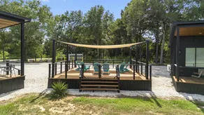 Elegant Tiny Home Resort with Heated Pool & Goats near Houston, Hempstead Texas - Image 2