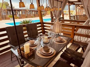 Mobile home with pool, terrace & barbeque - Image 3